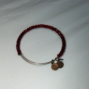 Alex and Ani Red Beaded Bracelet